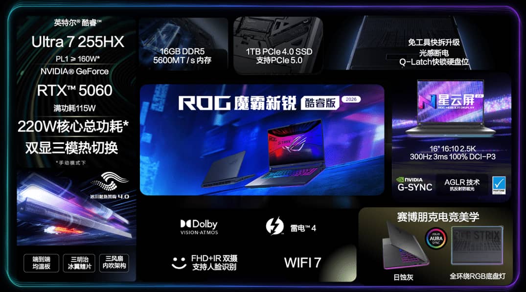 玩出骄傲来！ROG 20周年品牌代言人周冠宇官宣ROG 2026游戏本新品发布